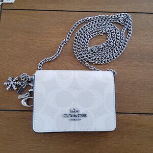 Coach Mini Card Holder with Charms CN990